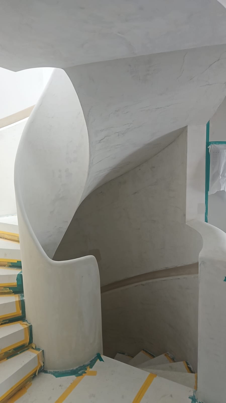 Renovierung einer Wendeltreppe